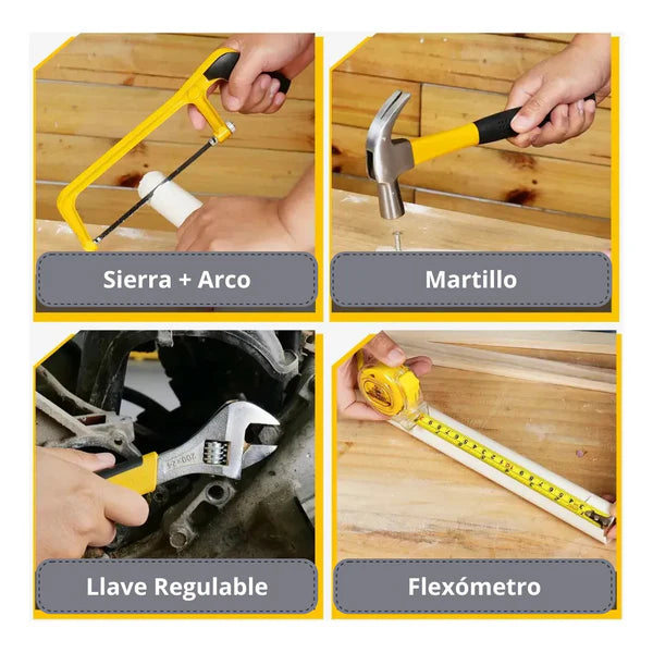 Kit Profesional: Taladro Inalámbrico + Accesorios