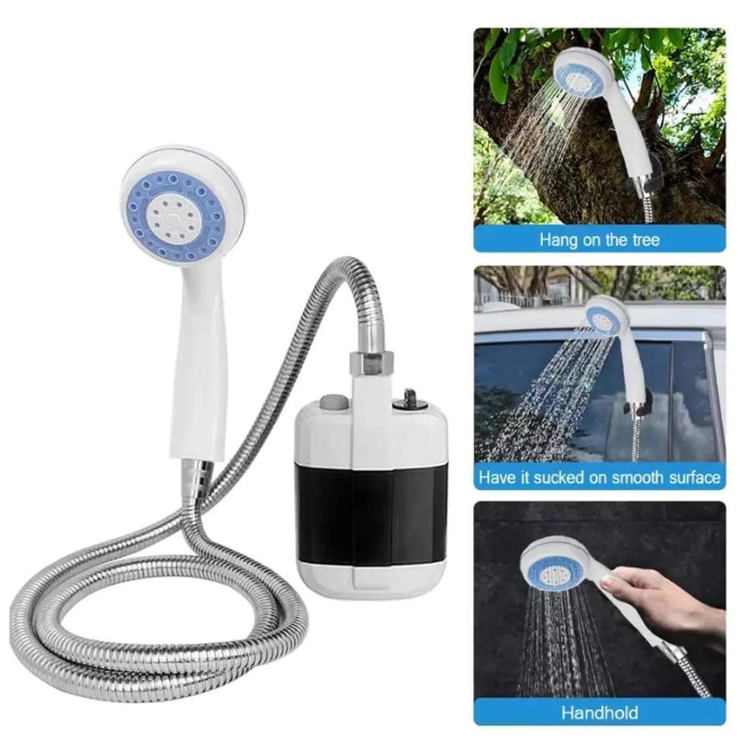 🚿🔋 DUCHA PORTATIL RECARGABLE !!! 🚿❄️