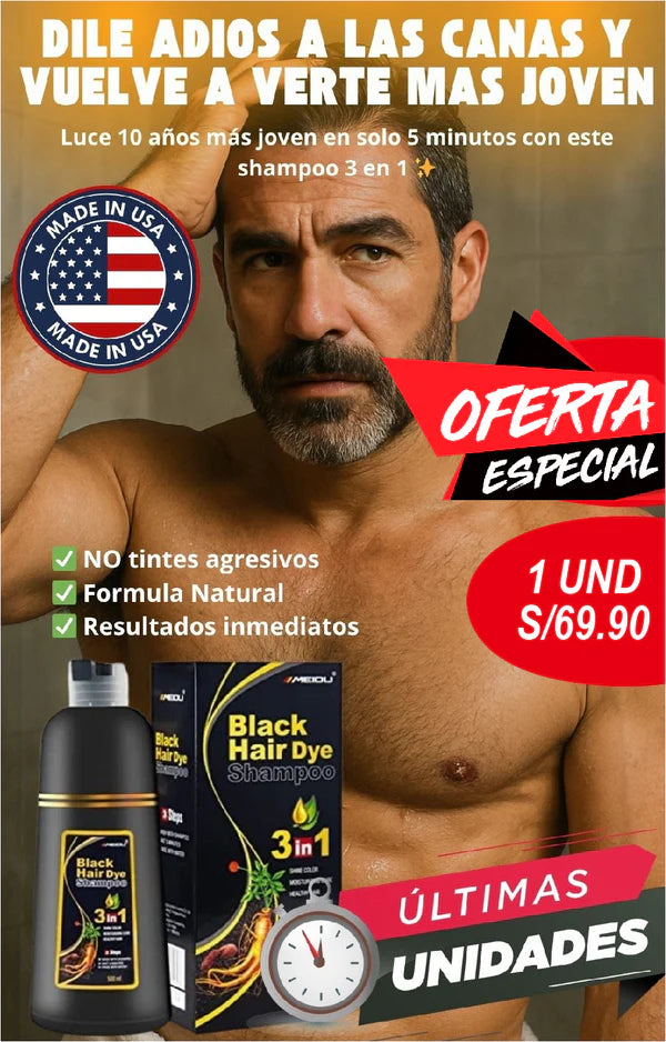 SHAMPOO ADIOS A LAS CANAS